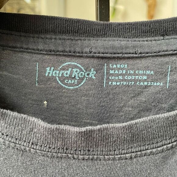 Hard Rock Café Boston Abstract Guitar Tshirt L - Picture 6 of 6